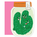 Gherkin Girlie Card