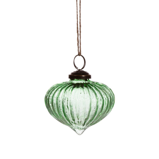 Glass Onion Bauble - Green