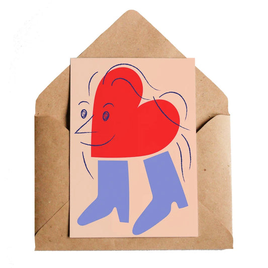 Heart in Boots Card