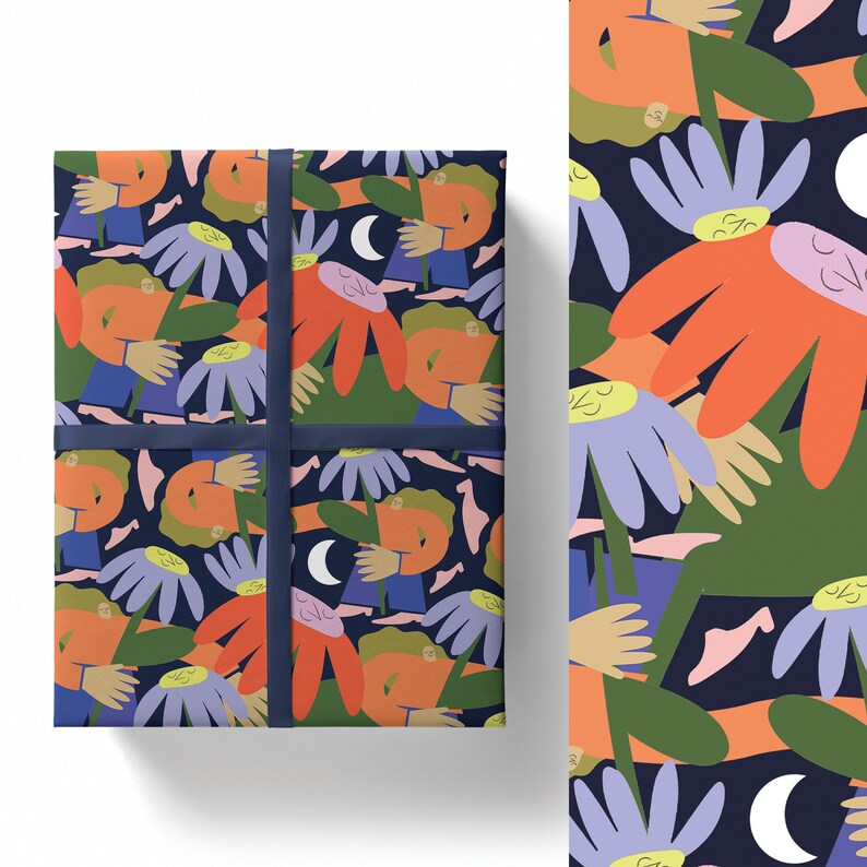 Late Night Flower Arranging Gift Wrap