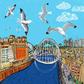 Kittywakes Newcastle Quayside Card