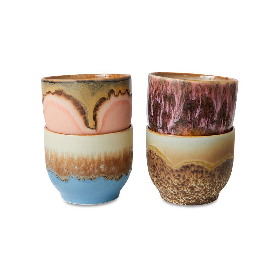 HKLIVING 70s Ceramics Cafe Cup Set - Lagoon