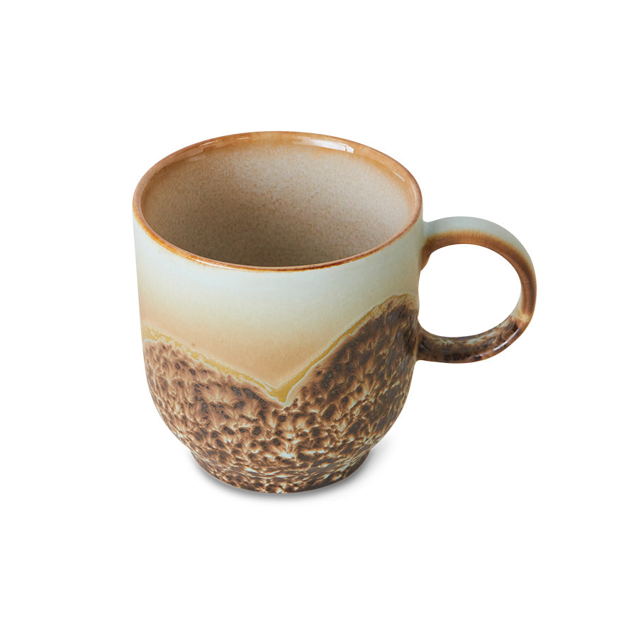 HKliving 70s Ceramics Cafe Mug - Shell