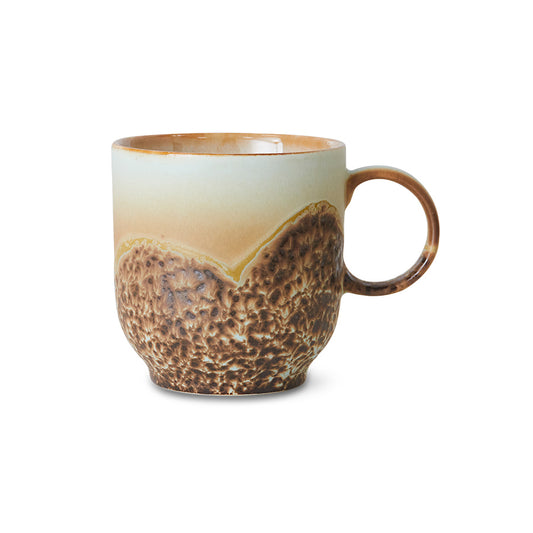 HKliving 70s Ceramics Cafe Mug - Shell