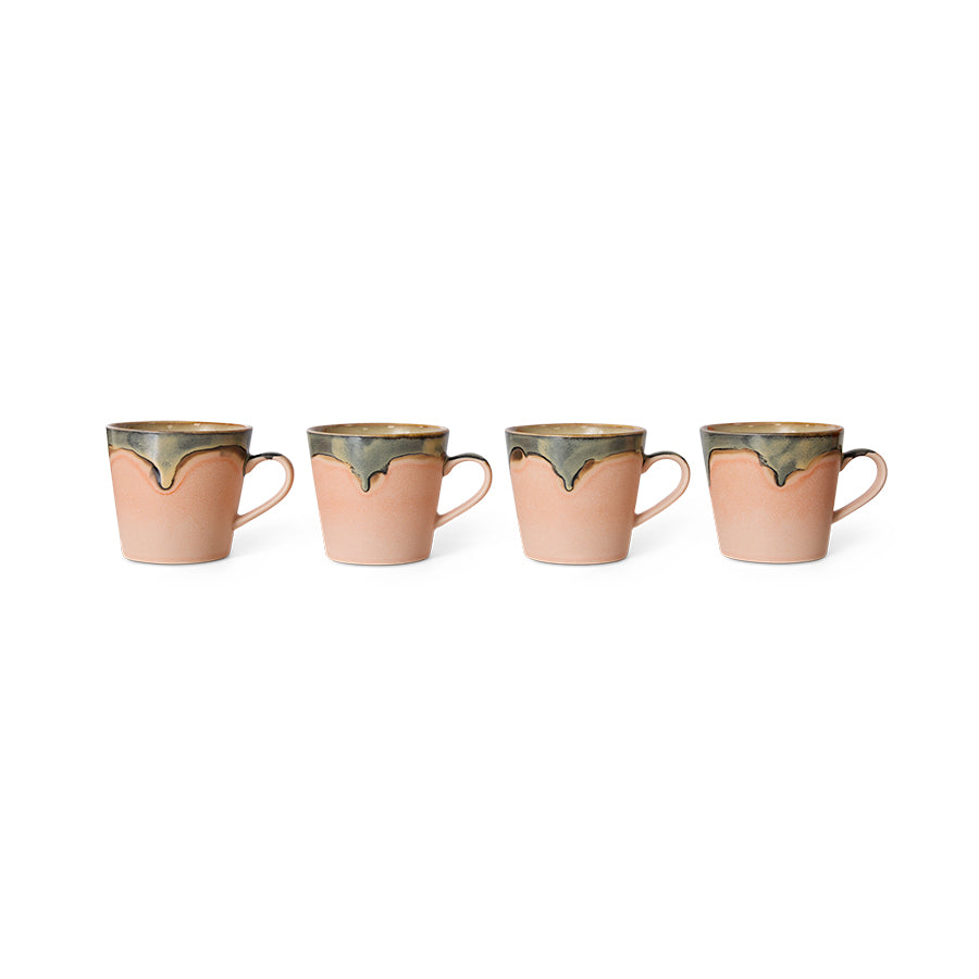 HKliving 70s Ceramics Cappuccino Mug - Blossom
