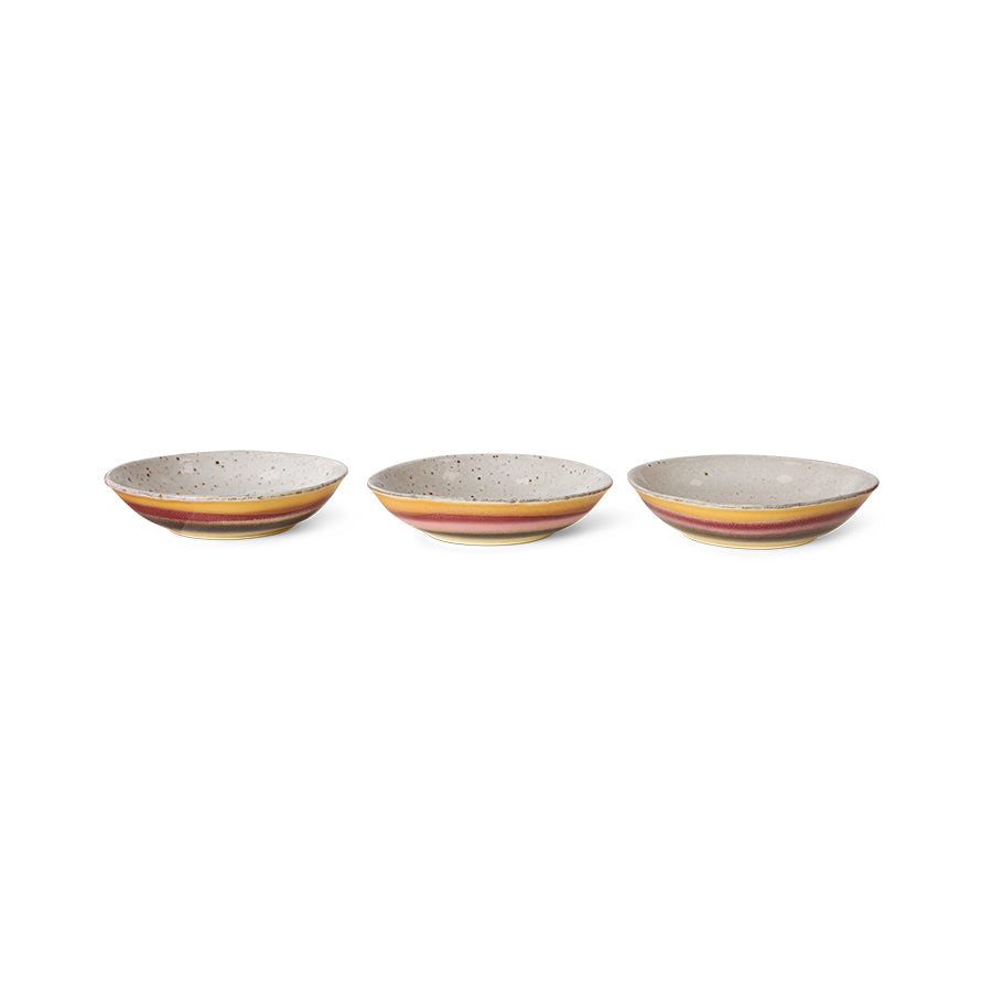 HKLIVING 70s Ceramic Curry Bowls (Set of 2)