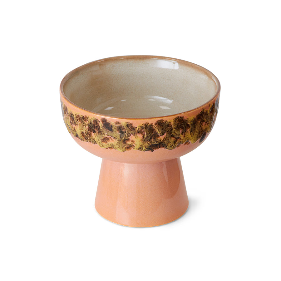 HKLIVING 70s Ceramics Tapas Bowl on Base