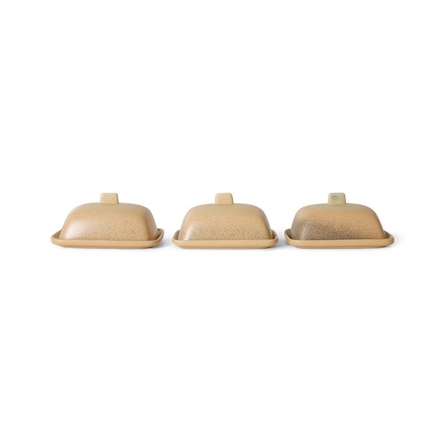 HKliving 70s Ceramics Butter Dish - Breeze