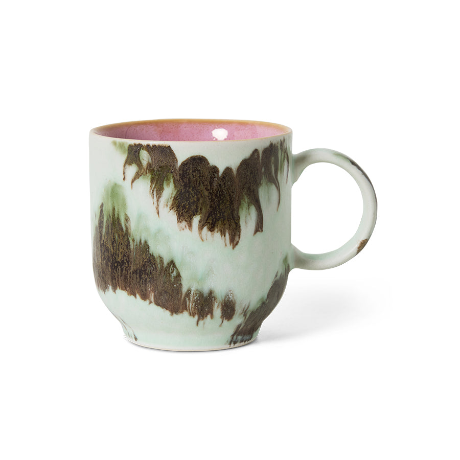 HKLIVING 70s Ceramics Cafe Mug - Shell