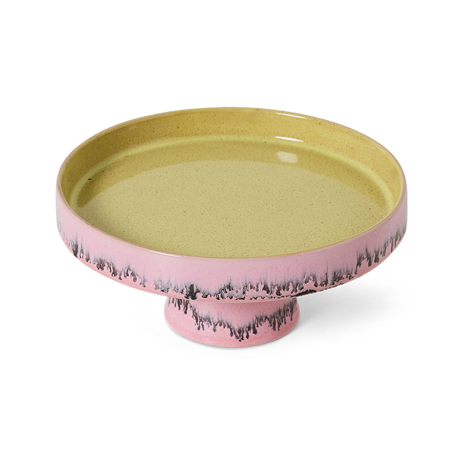 HKLIVING 70s Ceramics Bowl on Base - Bubble