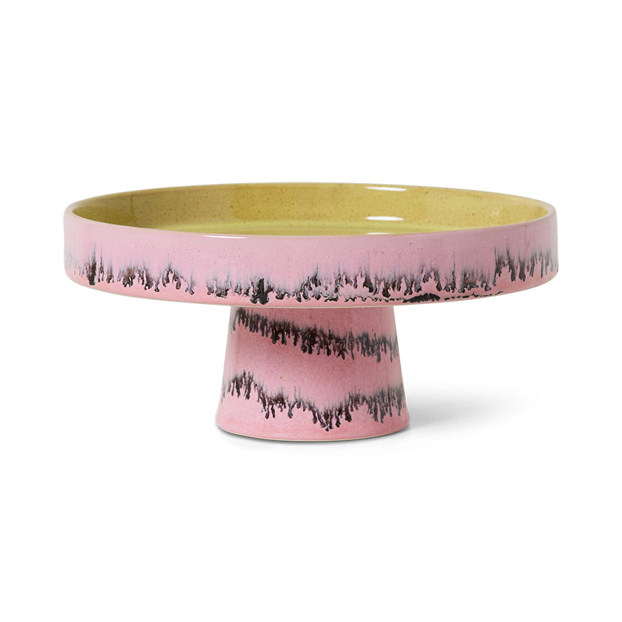 HKLIVING 70s Ceramics Bowl on Base - Bubble