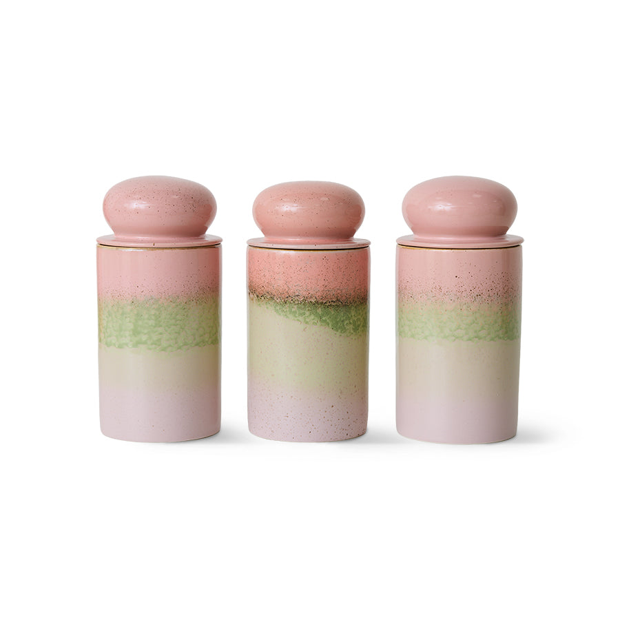 HKLIVING 70s Ceramics Storage Jar - Glaze