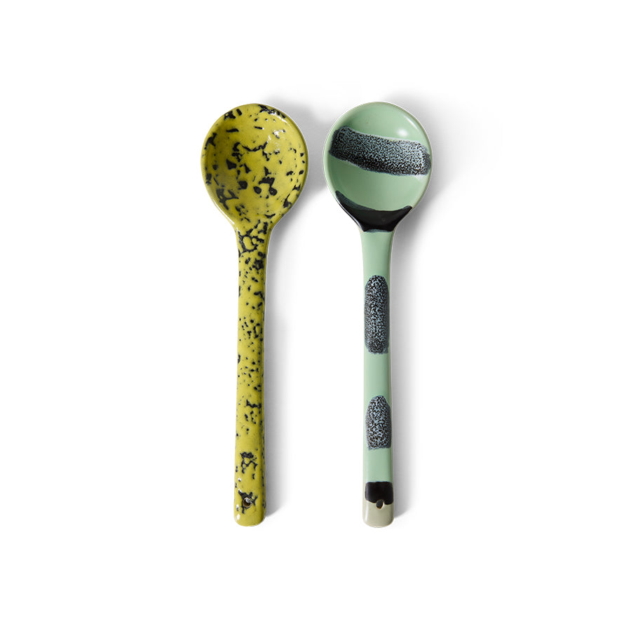 HKLIVING 70s Ceramics Serving Spoons