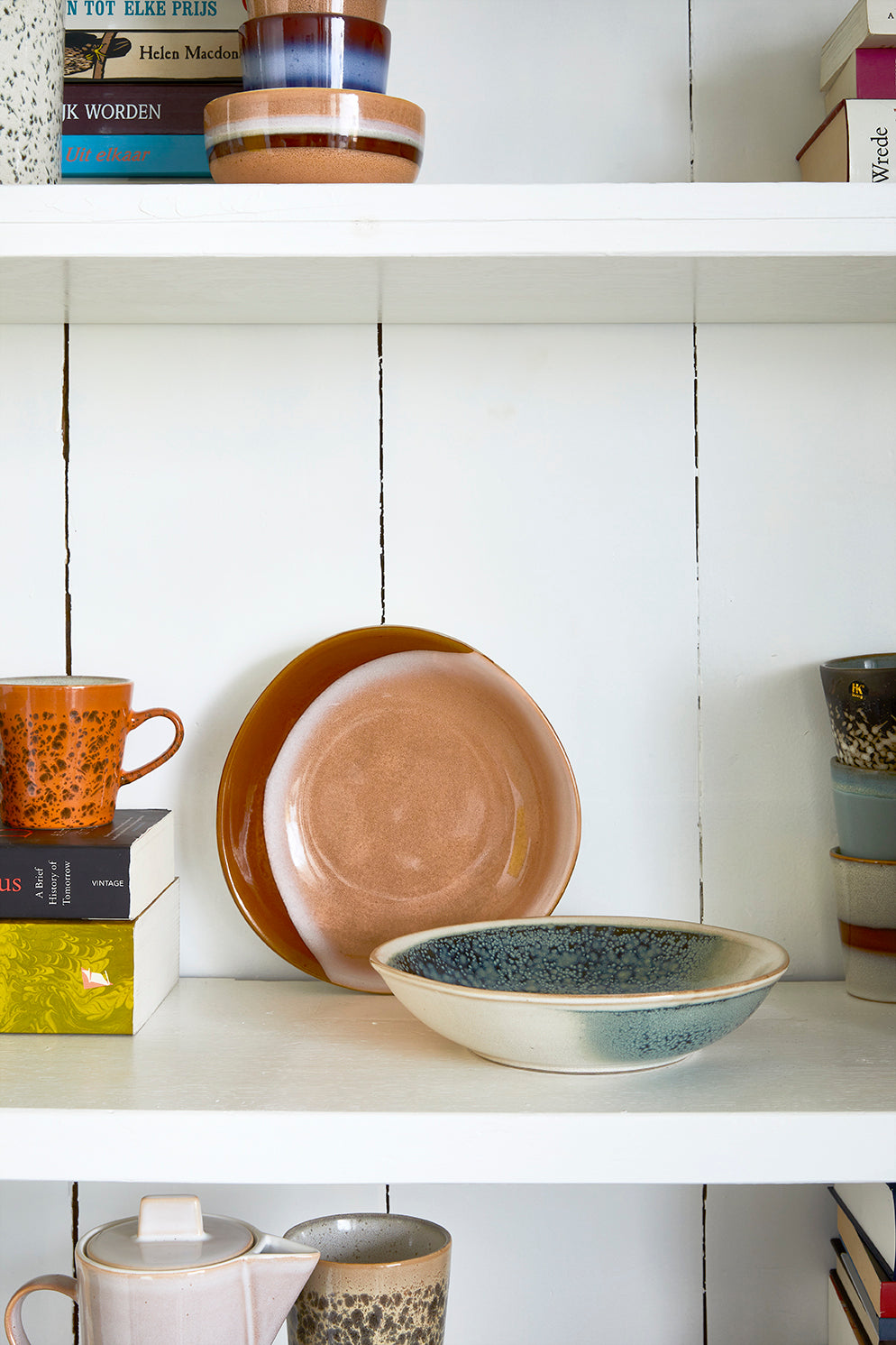 HKliving 70s Ceramic Curry Bowls (Set of 2)