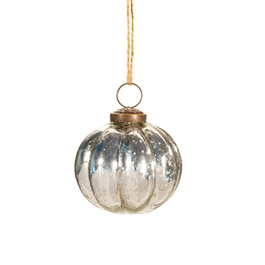 Silver Melon Bauble
