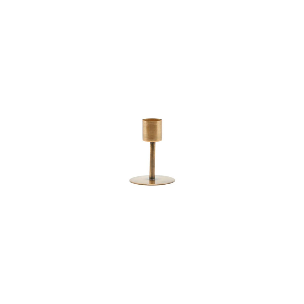 Small Anit Brass Candle Holder