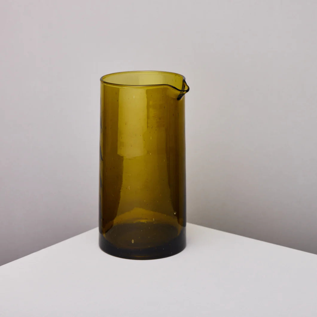 Amber Glass Carafe