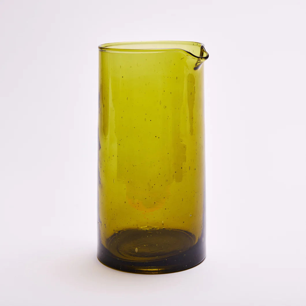 Amber Glass Carafe