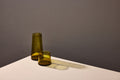 Amber Low Glass Jug