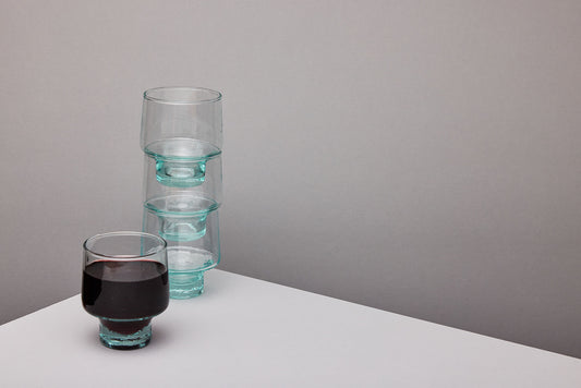 Low Stackable Wine Glass