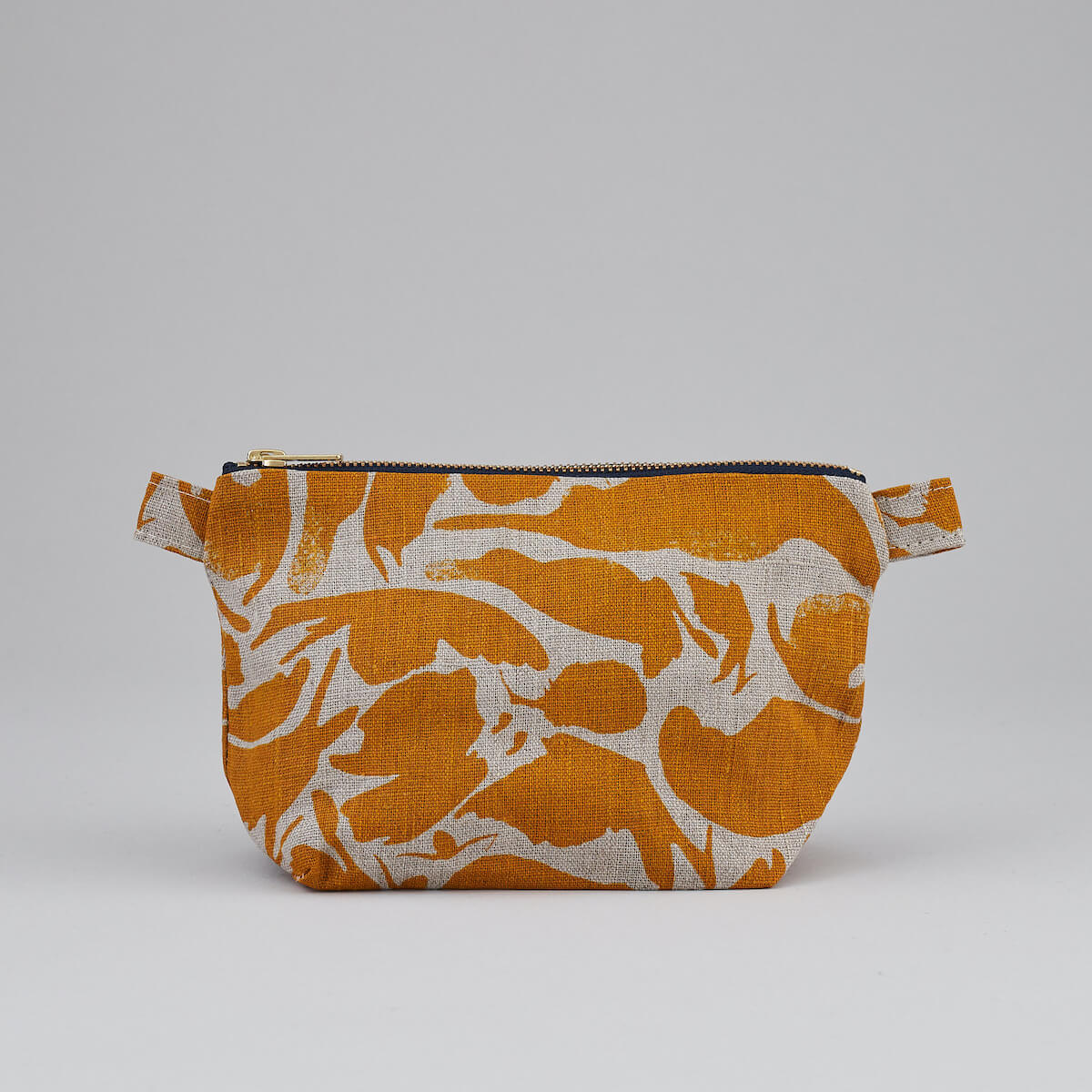 Linen Yellow Wash Bag
